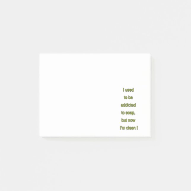 Rolig text för tvål post-it block (Framsida)