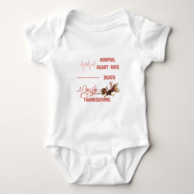 Rolig text om kalkon på Thanksgiving. T Shirt (Framsida)