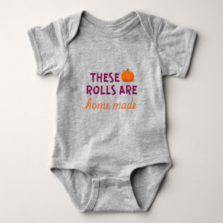Rolig Thanksgiving Baby Bodysuit, Söt Höst Baby T Shirt