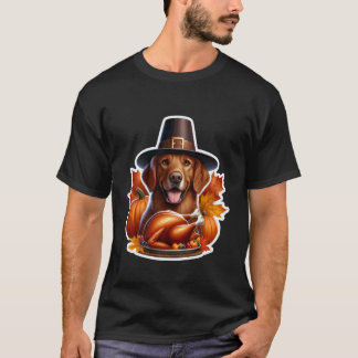 Rolig Thanksgiving Chesapeake Bay Retriever Hund Ä T Shirt