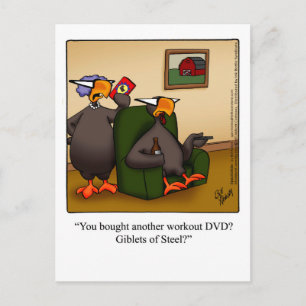 Rolig Thanksgiving-humor Vykort