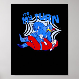 Rolig Thanksgiving julskinka Vs Tomtefar Poster