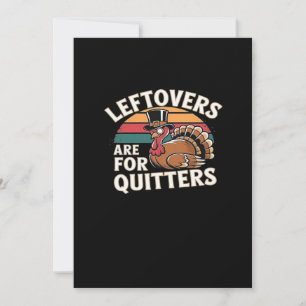 Rolig Thanksgiving-kalkon-design - ”Övriga rätter Julkort