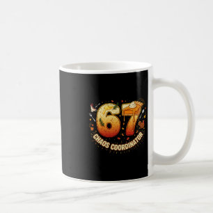 Rolig Thanksgiving Kaos Koordinator 67 Meme Höst Kaffemugg