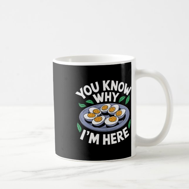 Rolig Thanksgiving-middag Du vet varför jag är här Kaffemugg (Höger)