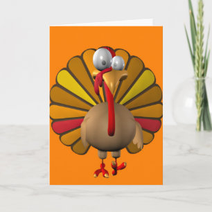 Rolig thanksgiving Turkiet Helgkort