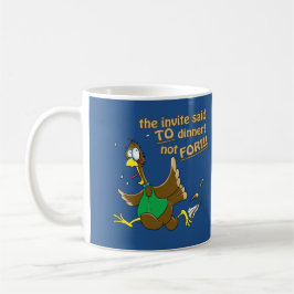 Rolig thanksgivingTurkiet middag Kaffemugg