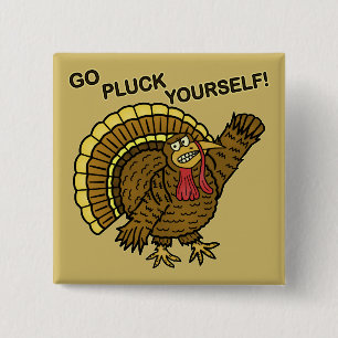 Rolig thanksgivingTurkiet vits Knapp