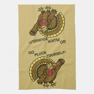 Rolig thanksgivingTurkiet vits Kökshandduk