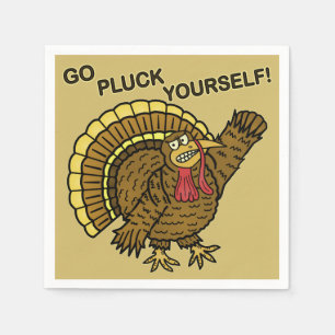 Rolig thanksgivingTurkiet vits Pappersservett