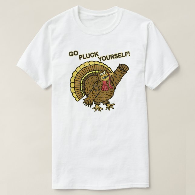 Rolig thanksgivingTurkiet vits Tee Shirt (Design framsida)