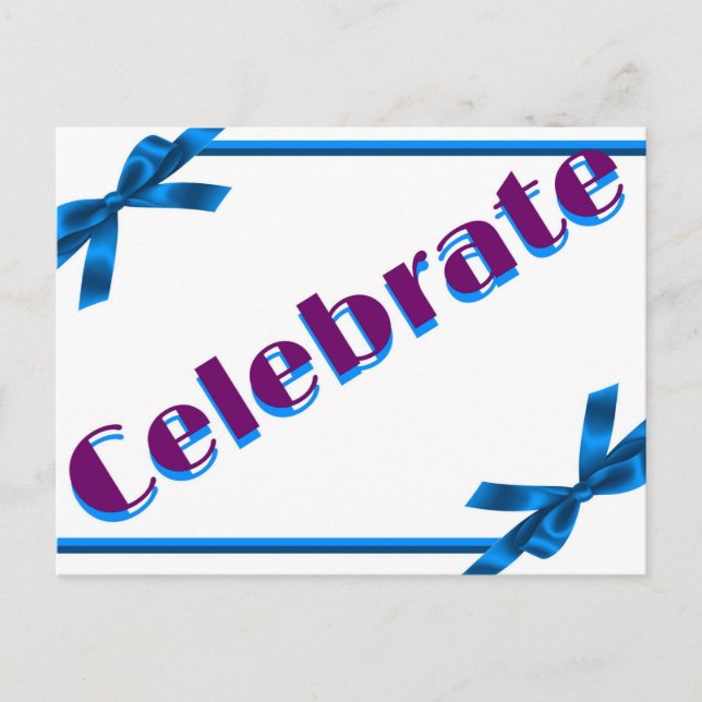 Rolig Tids Firande Samling Vykort (Framsida)