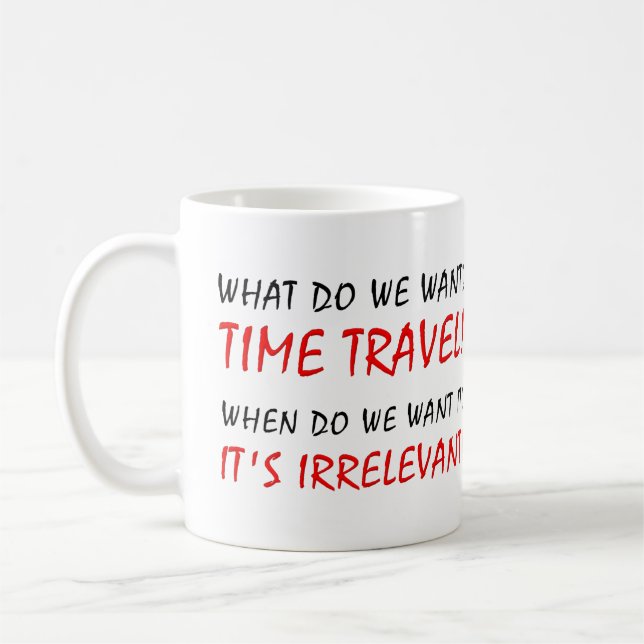 Rolig Tidsresemugg Kaffemugg (Vänster)