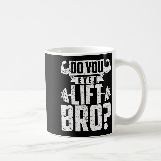 Rolig Till Och Med Lyft Bro Gym Kaffemugg (Höger)