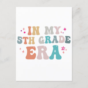 Rolig Tillbaka till skolan I min 5:e klass era Lär Vykort