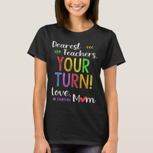 Rolig tillbaka till skolan mormor skjorta kära lär t shirt