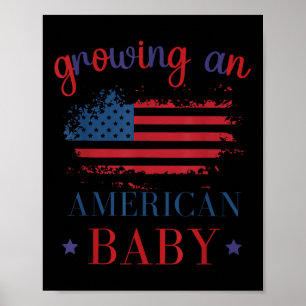 Rolig tillväxt En amerikansk bebis graviditet 4:e Poster