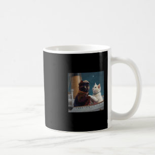 Rolig Titanic Film Katt Meme Rms Kryssningsfartyg  Kaffemugg