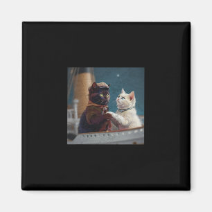 Rolig Titanic Film Katt Meme Rms Kryssningsfartyg Magnet