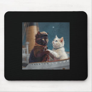 Rolig Titanic Film Katt Meme Rms Kryssningsfartyg Musmatta