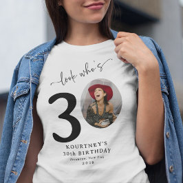 Rolig 'Titta vem är 30' Snygg 30-års födelsedag T Shirt