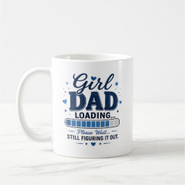 Rolig tjej pappa 2 foto kaffemugg