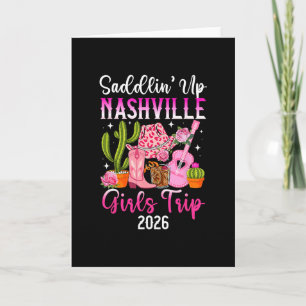 Rolig tjejresa till Nashville 2026 Flicksemester N Kort