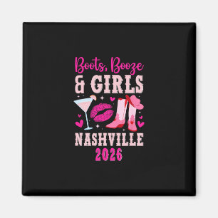 Rolig tjejresa till Nashville 2026 Flicksemester N Magnet