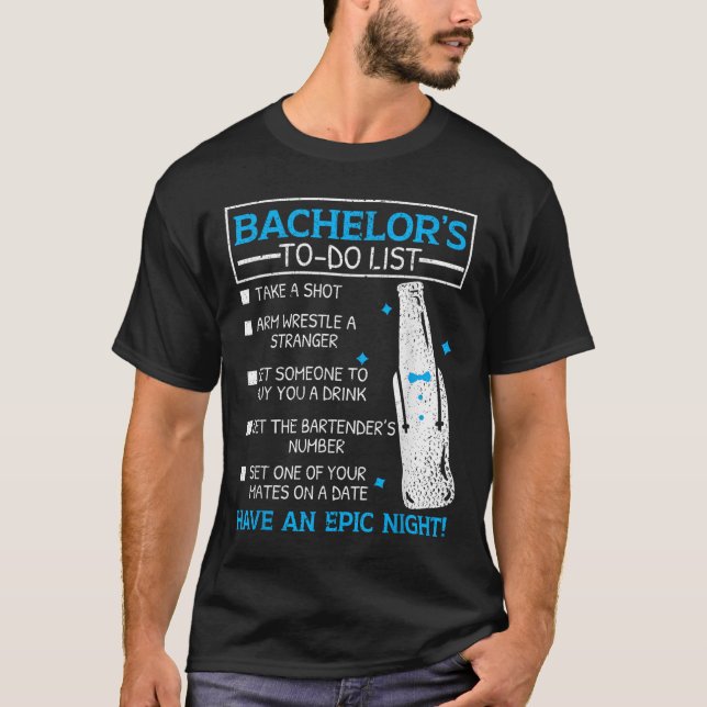 Rolig Tjejträning Brud Brudgum Party Bachelorette T Shirt (Framsida)