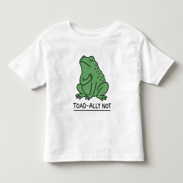 Rolig Toad-Ally Inte Groda T Shirt (Framsida)
