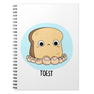 Rolig Toast med Tår Puns Anteckningsbok