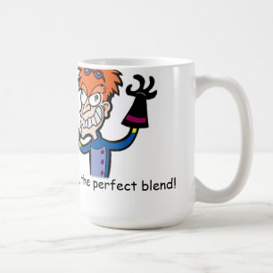 Rolig tokig forskarekaffemugg kaffemugg