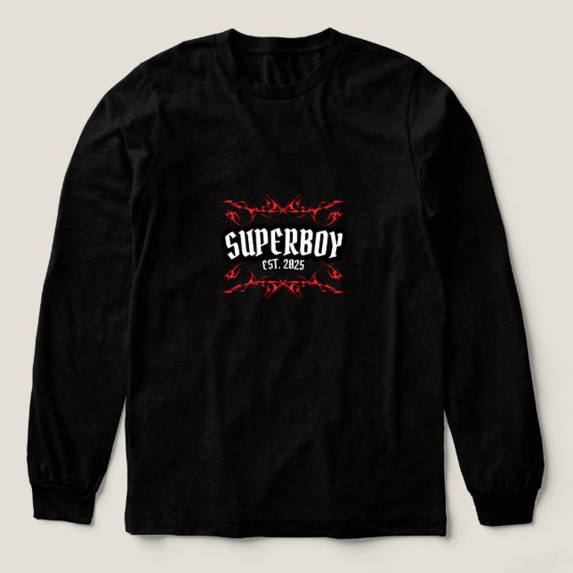 Rolig tokig leende ansikte grafisk herr t-shirt (Design framsida)