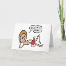 Rolig Tomte är Här Jul Humor