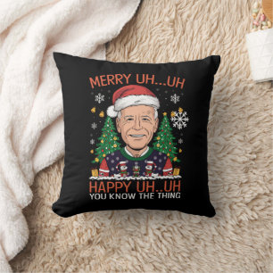 Rolig Tomte Joe Biden God Uh Uh Jul Felig Kudde
