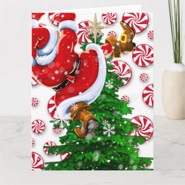 Rolig Tomte  Kort (Framsida)