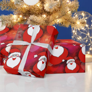 Rolig Tomte Röd Festlig Jul  Presentpapper