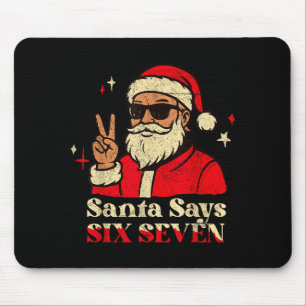 Rolig Tomte Säger Sex Sju 67 Meme Jul Högdag Musmatta