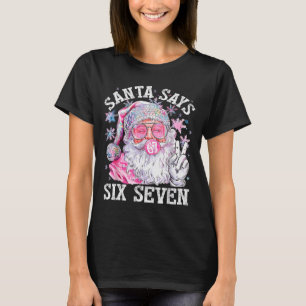 Rolig Tomte Säger Sex Sju Jul 67 Meme Xmas T Shirt