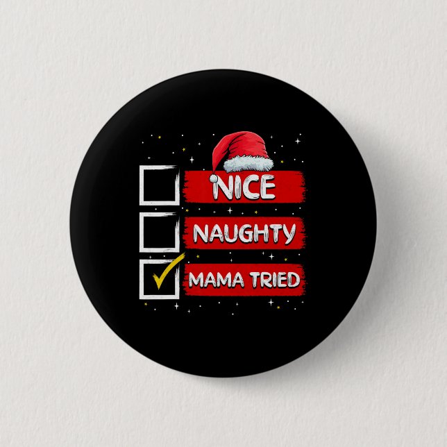 Rolig Tomte Snäll Stygg Mamma Försökte Jul Knapp (Framsida)