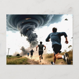 Rolig Tornado Storm Chaser Vykort
