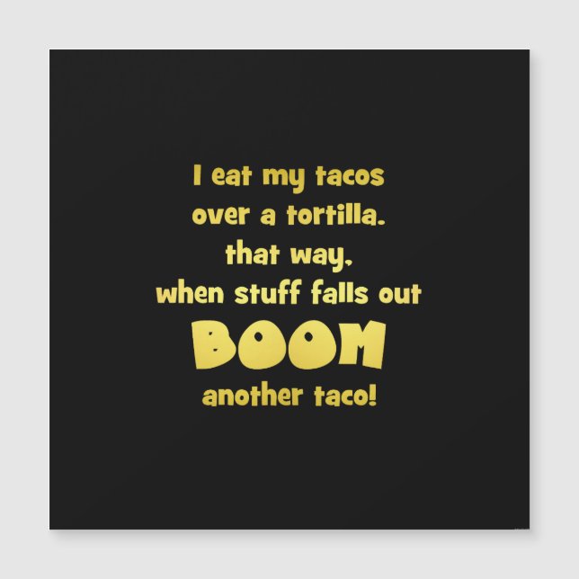 Rolig Tortilla Boom Skämt (Framsida)