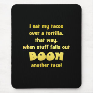 Rolig Tortilla Boom Skämt Musmatta