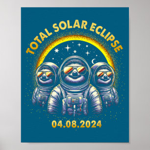 Rolig Total Solförmörkelse 04 08 Poster