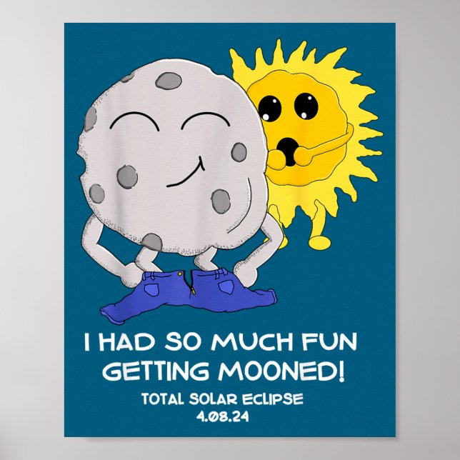 Rolig Total Solförmörkelse Blev Månad Poster (Framsidan)