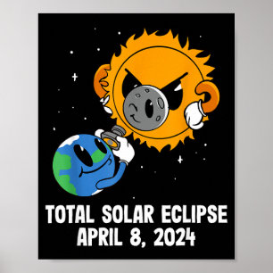 Rolig Total Solförmörkelse Ungdom Amerika Poster
