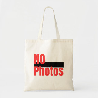 Rolig Tote-Bag Med Texten Inga Fotografier - Väska