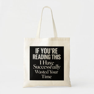 Rolig Totebag För Slöseri Med Tid Tygkasse