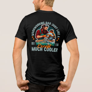 Rolig Träbearbetning Snickare Pappa Familjeman T Shirt