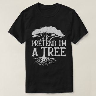 Rolig Trädbusk T-Shirt för Tysta Människor
